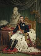 Mattheus Ignatius van Bree Portrait of William I, King of the Netherlands oil
